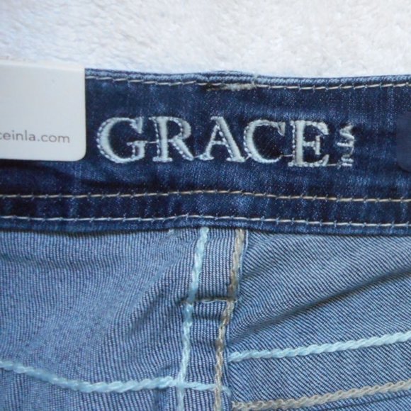 🌸SOLD🌸 New GRACE in LA Jeans Size 29 Mid Rise Boot Cut - Picture 14 of 14